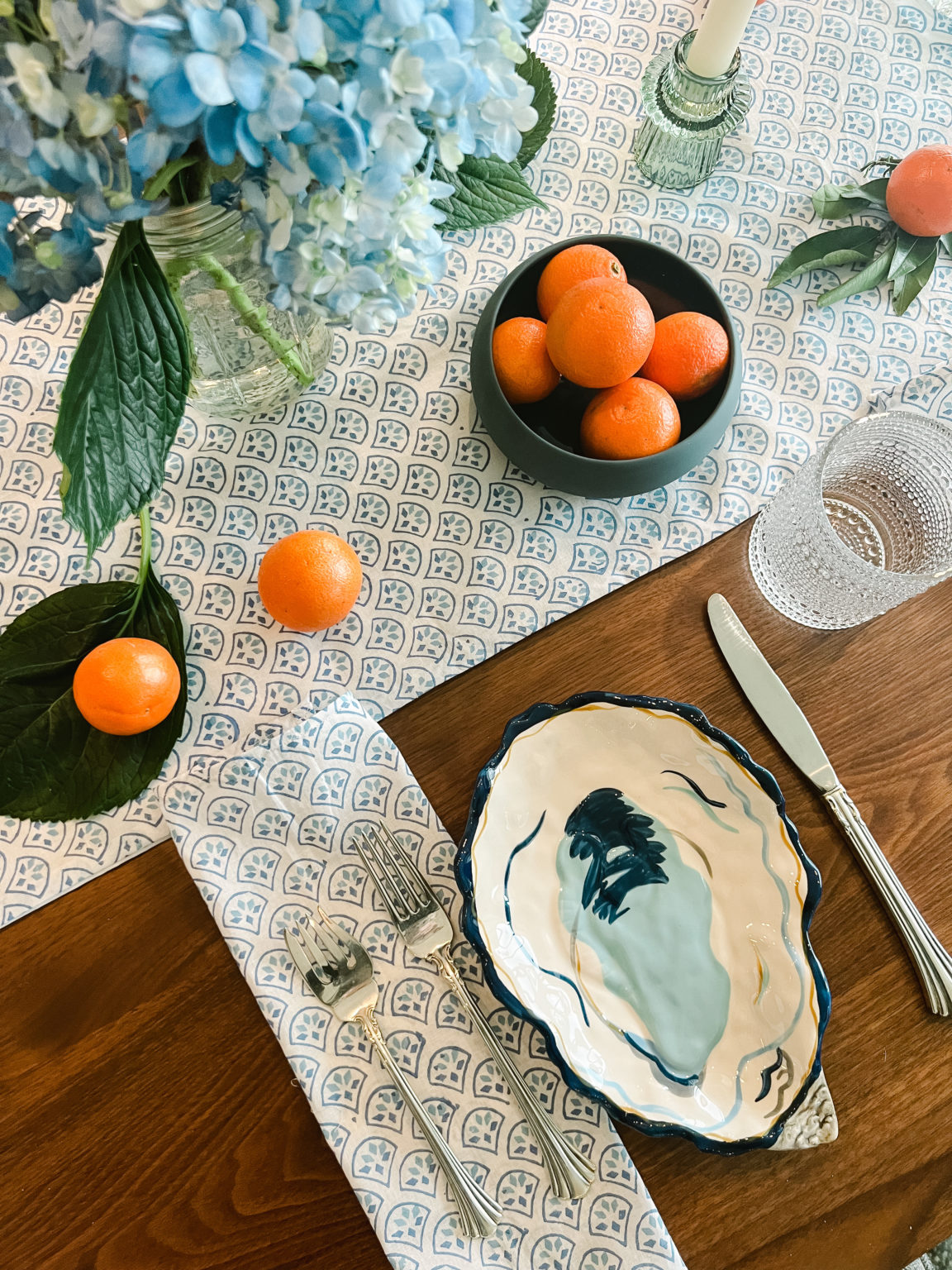 Make Your Own Table Runner and Napkins! Fewer & Better