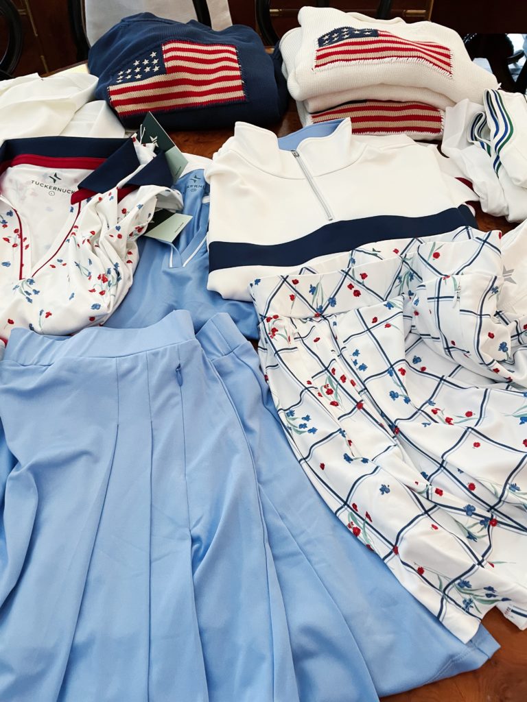 Tuckernuck trunk show with tennis clothes